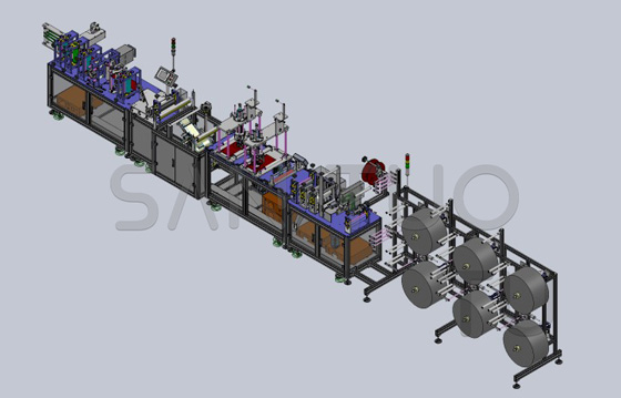 三拓全自动口罩生产线